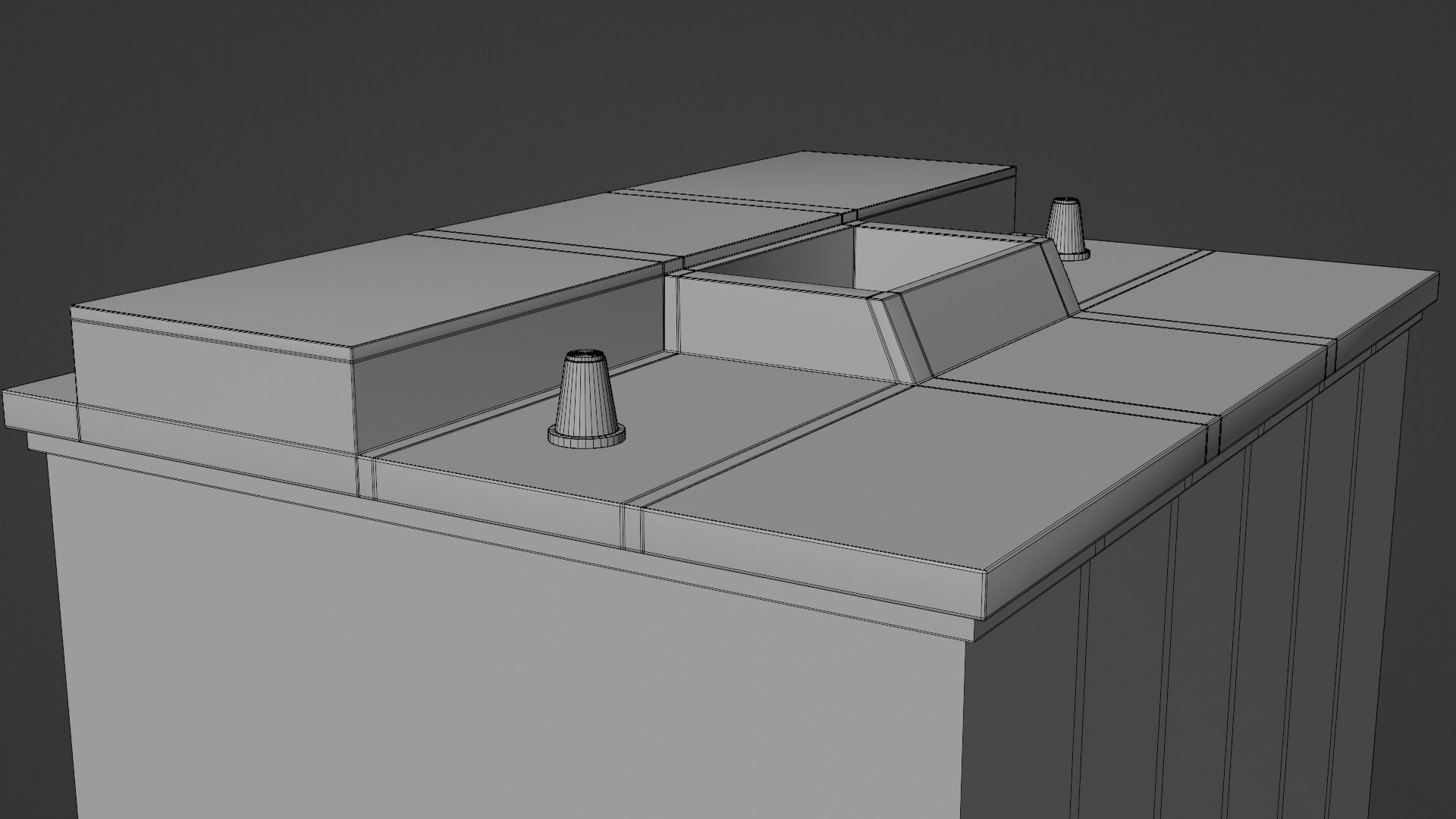 Car Battery Low-poly 3D model_12
