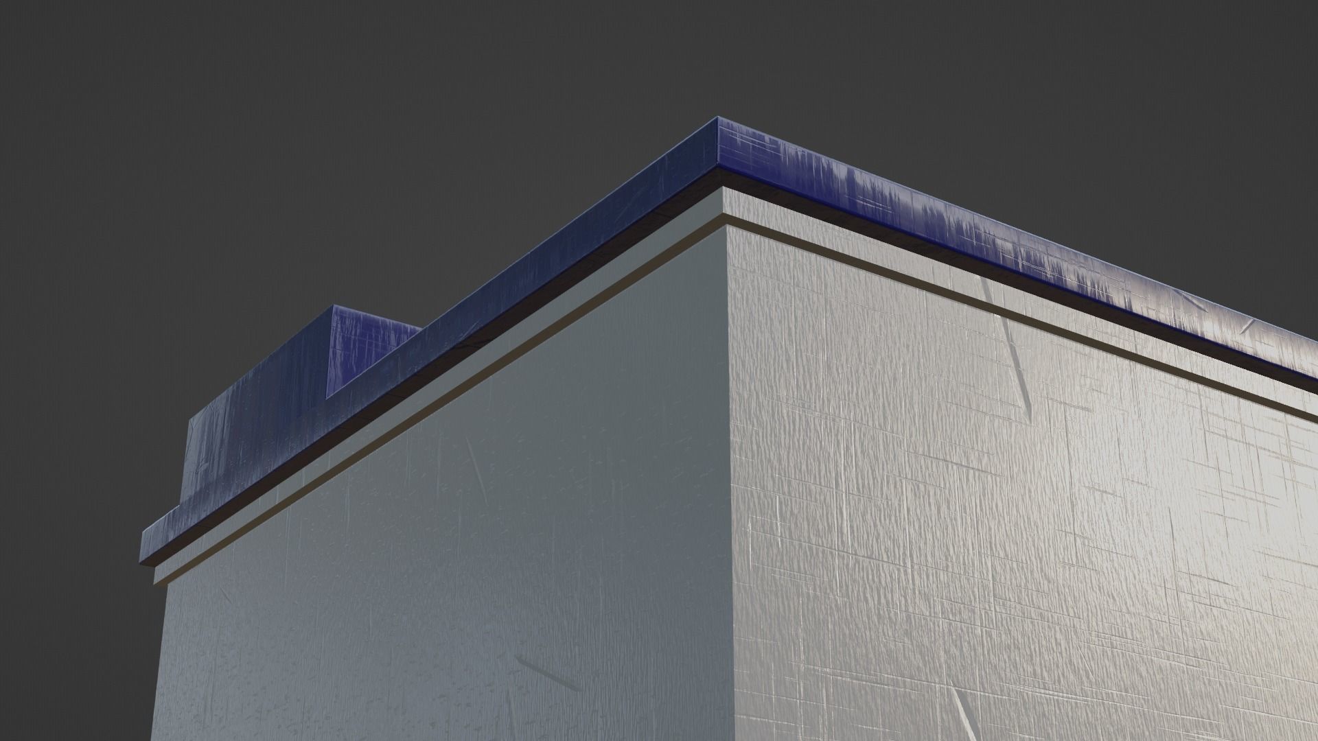Car Battery Low-poly 3D model_4