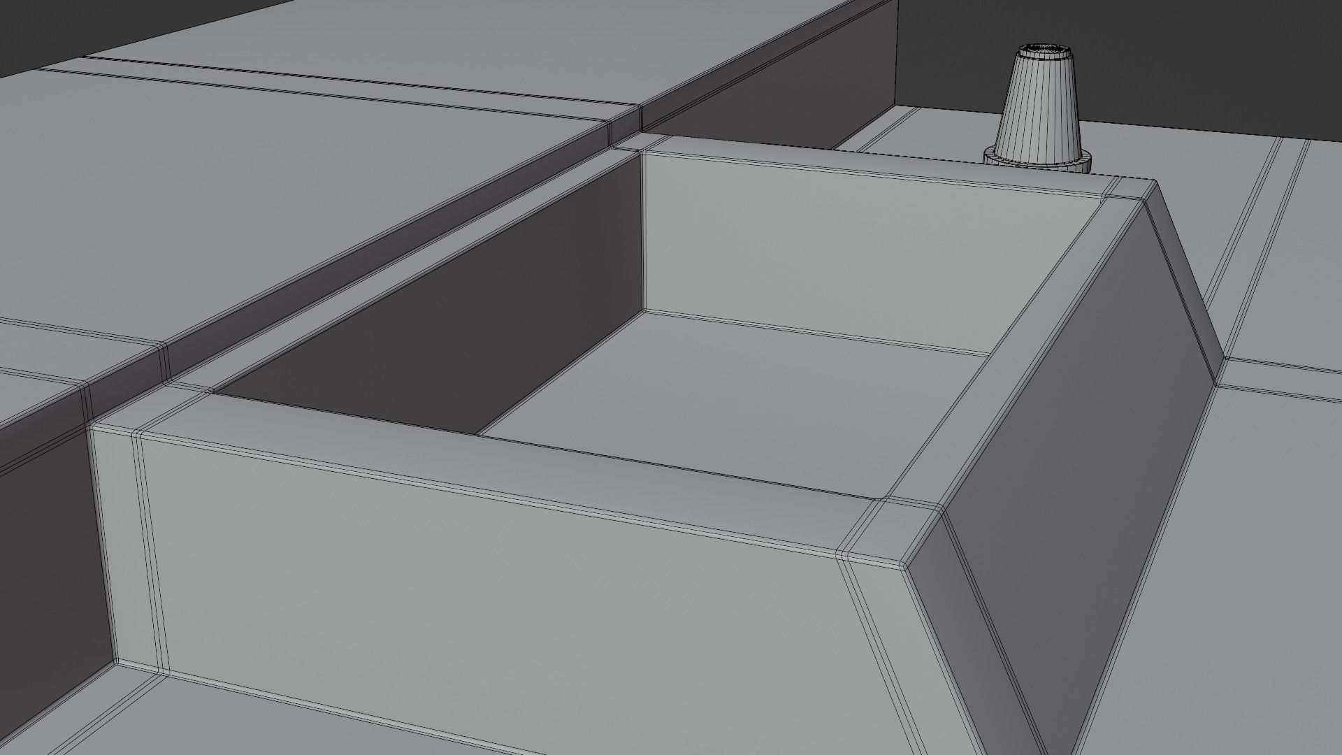 Car Battery Low-poly 3D model_18