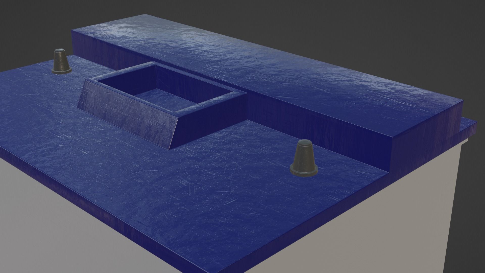 Car Battery Low-poly 3D model_19