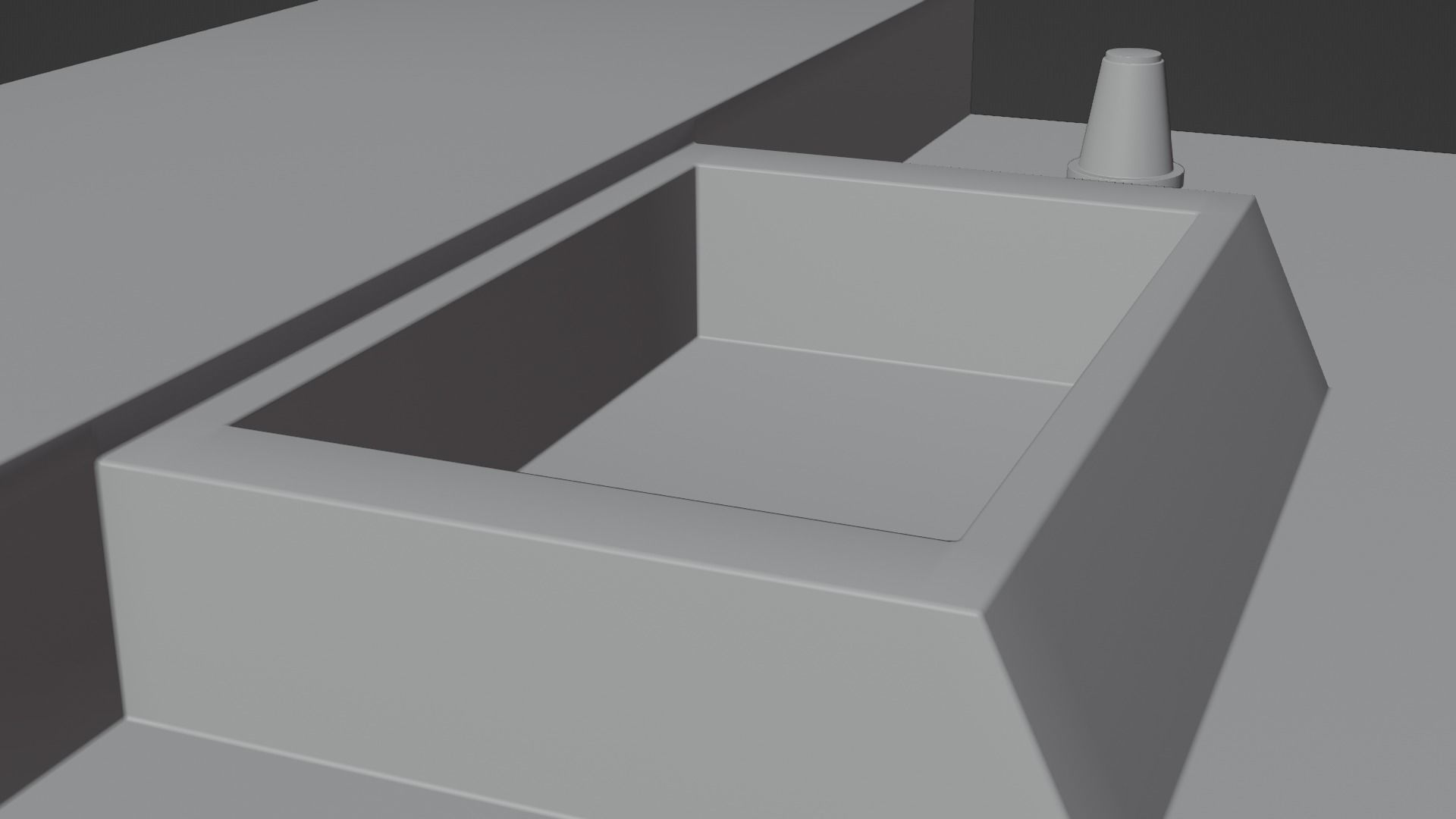 Car Battery Low-poly 3D model_17