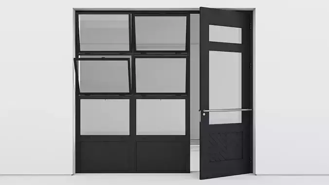 Aluminium door 318