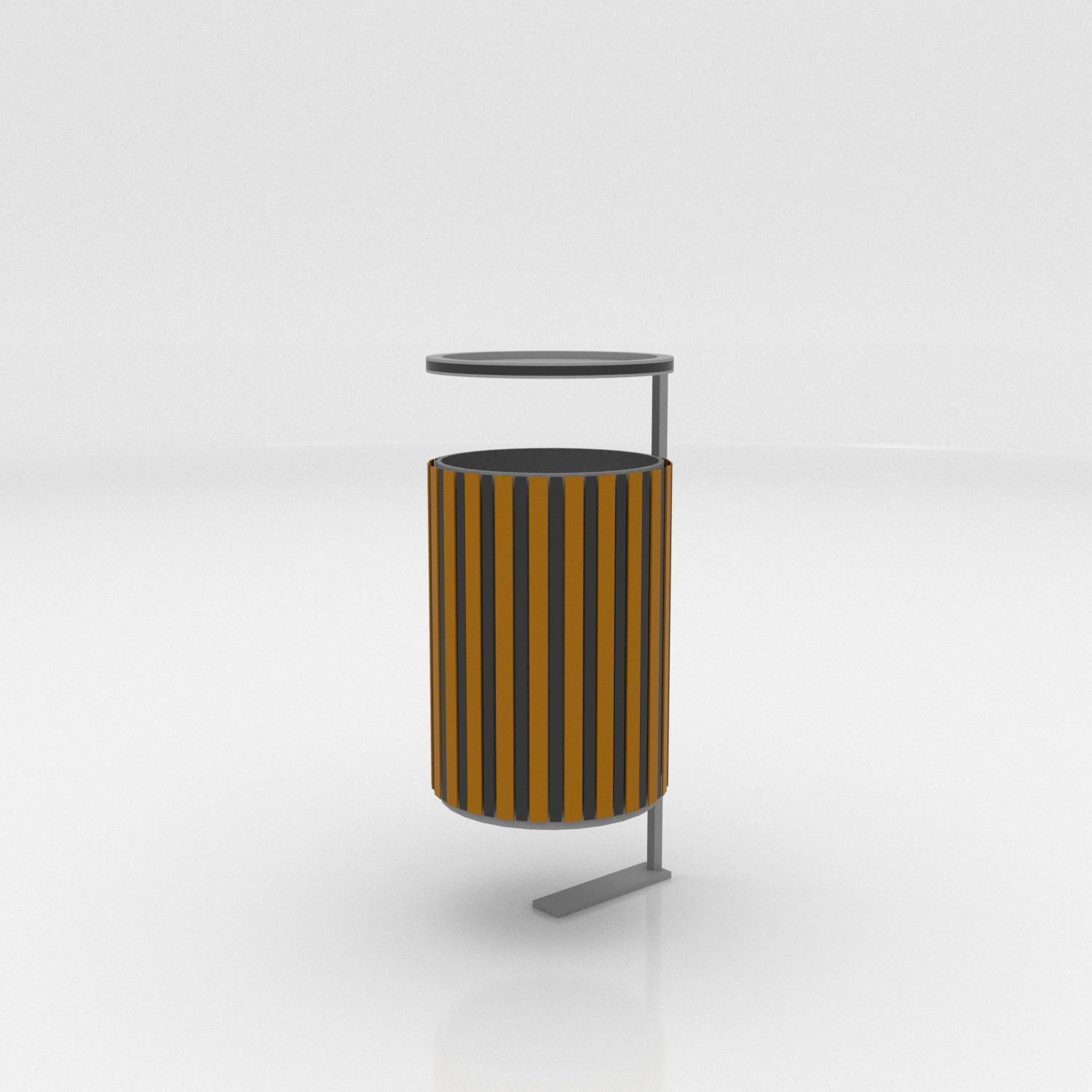 Recycle Bins Low-poly 3D model_3
