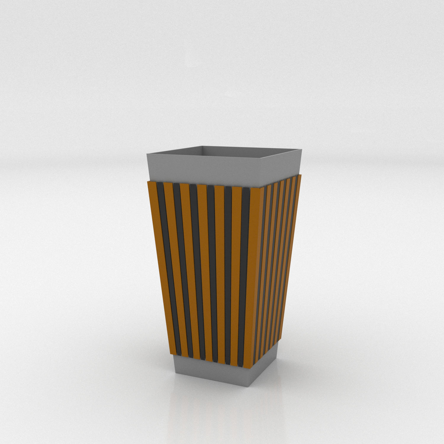 Recycle Bins Low-poly 3D model_9