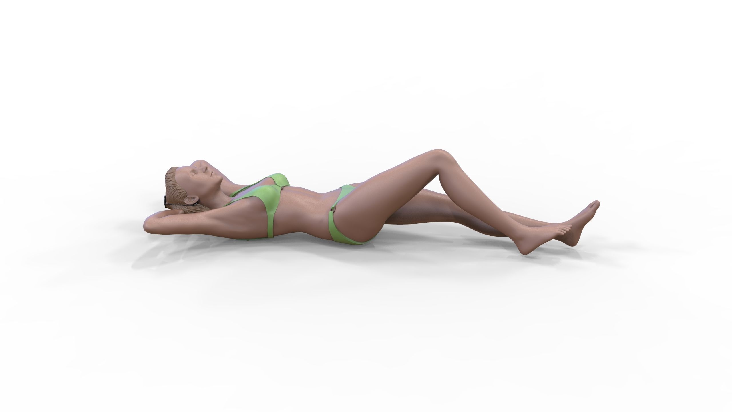 N2 people on the beach 3D print model_13