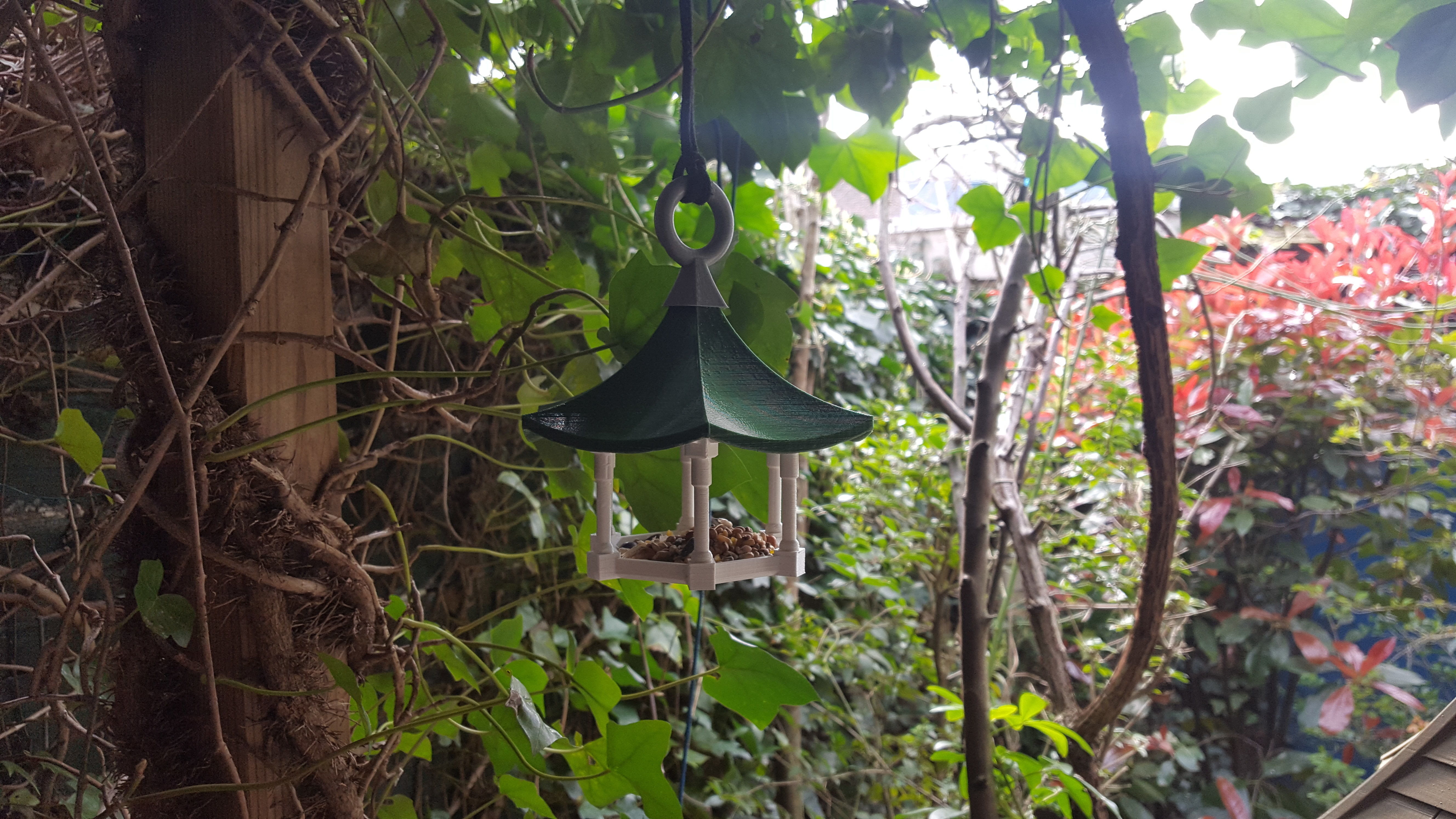 Mini Temple Bird Feeder Free 3D print model_2