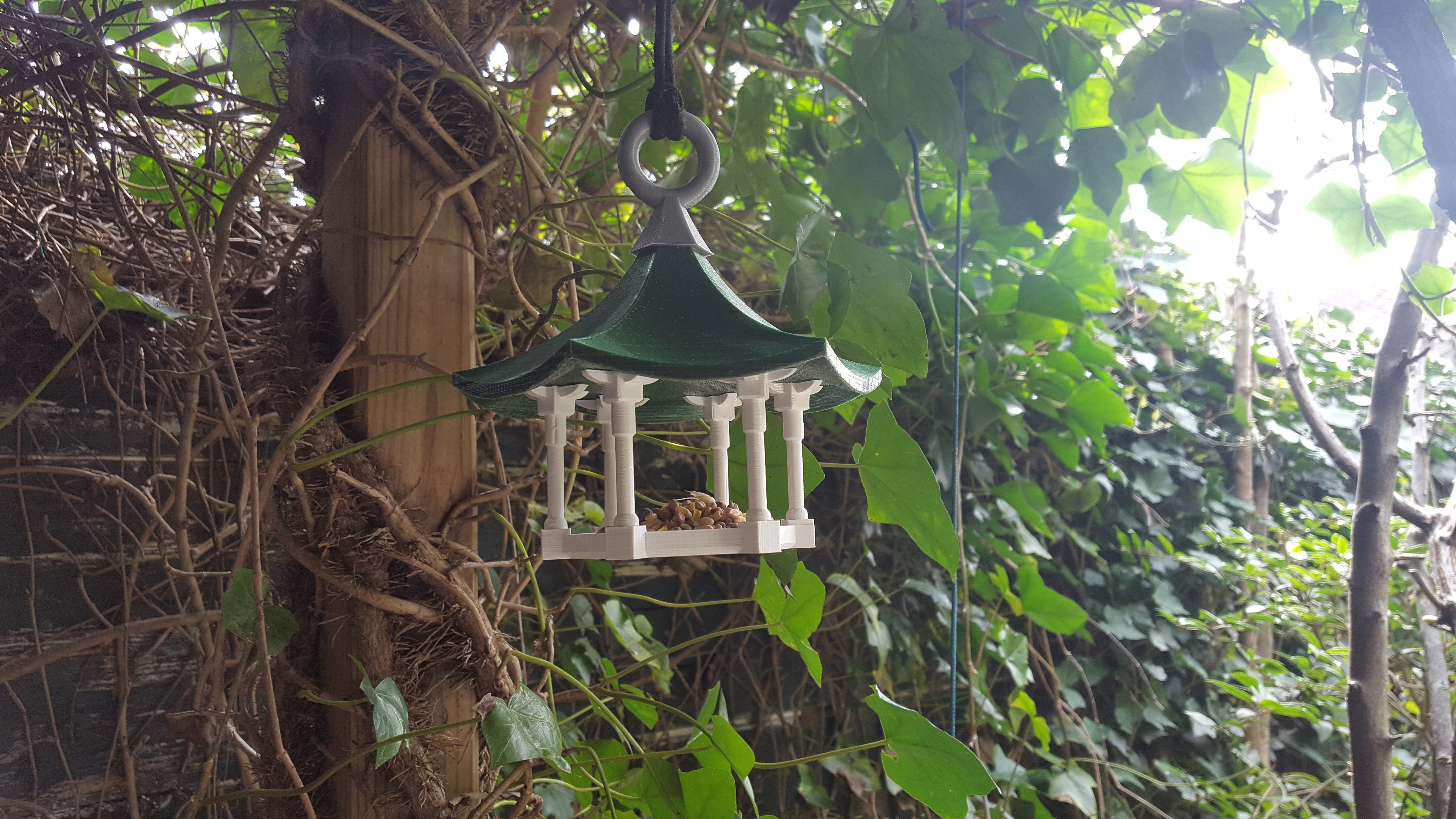 Mini Temple Bird Feeder Free 3D print model_3