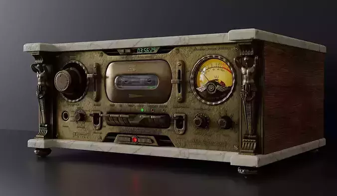 Exclusive authors cassette deck project 3D model