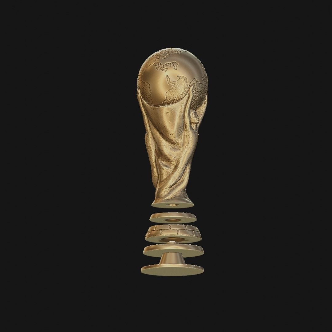 FIFA World Cup Trophy 3D print model_4