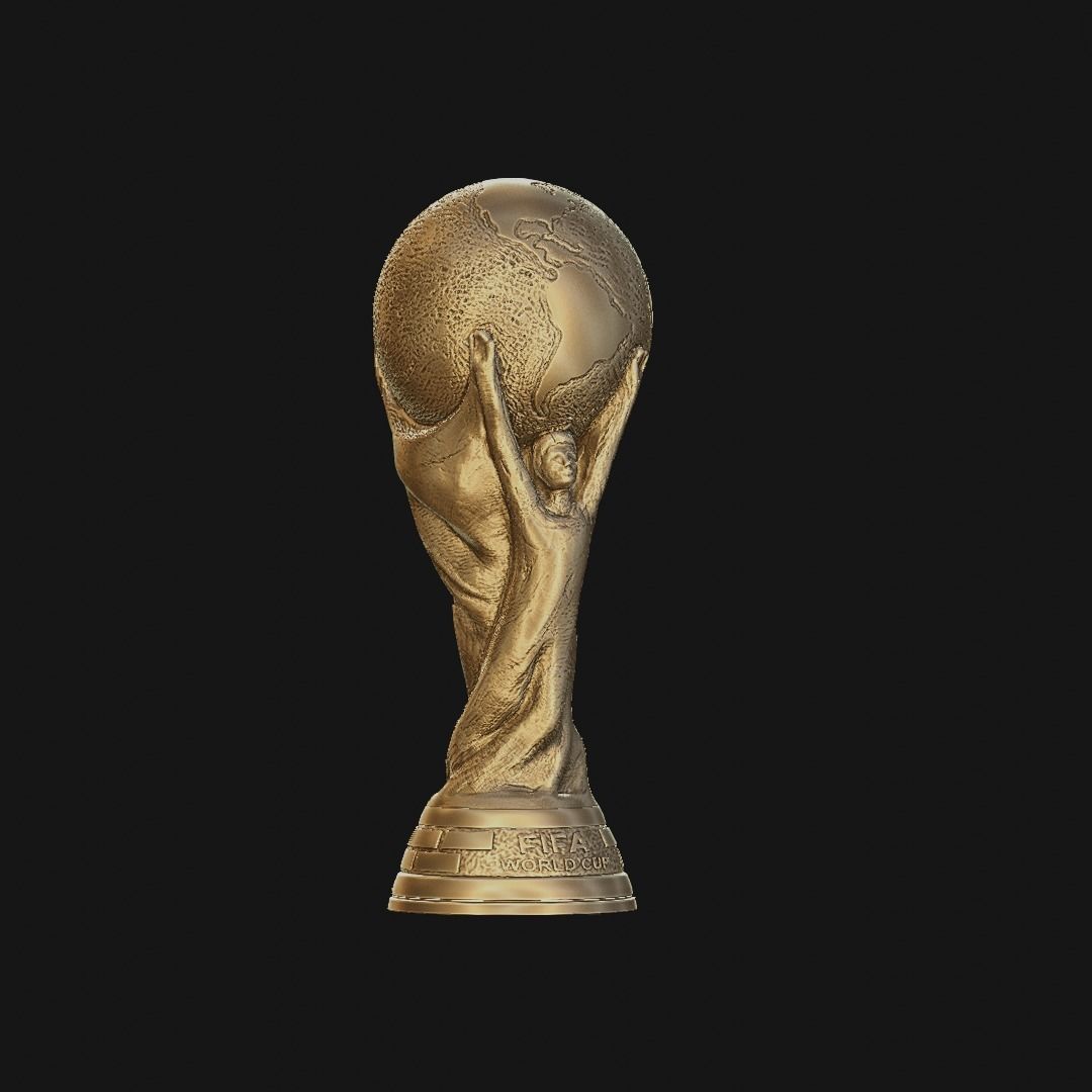 FIFA World Cup Trophy 3D print model_3
