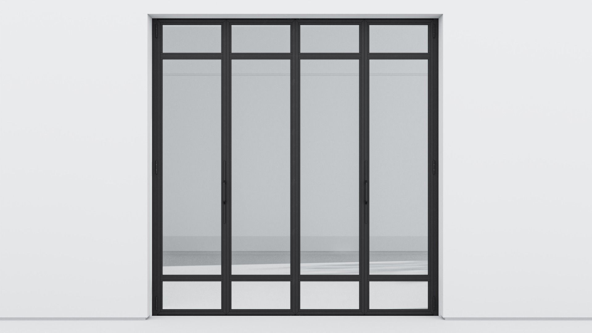 Aluminium door 319 3D model_3