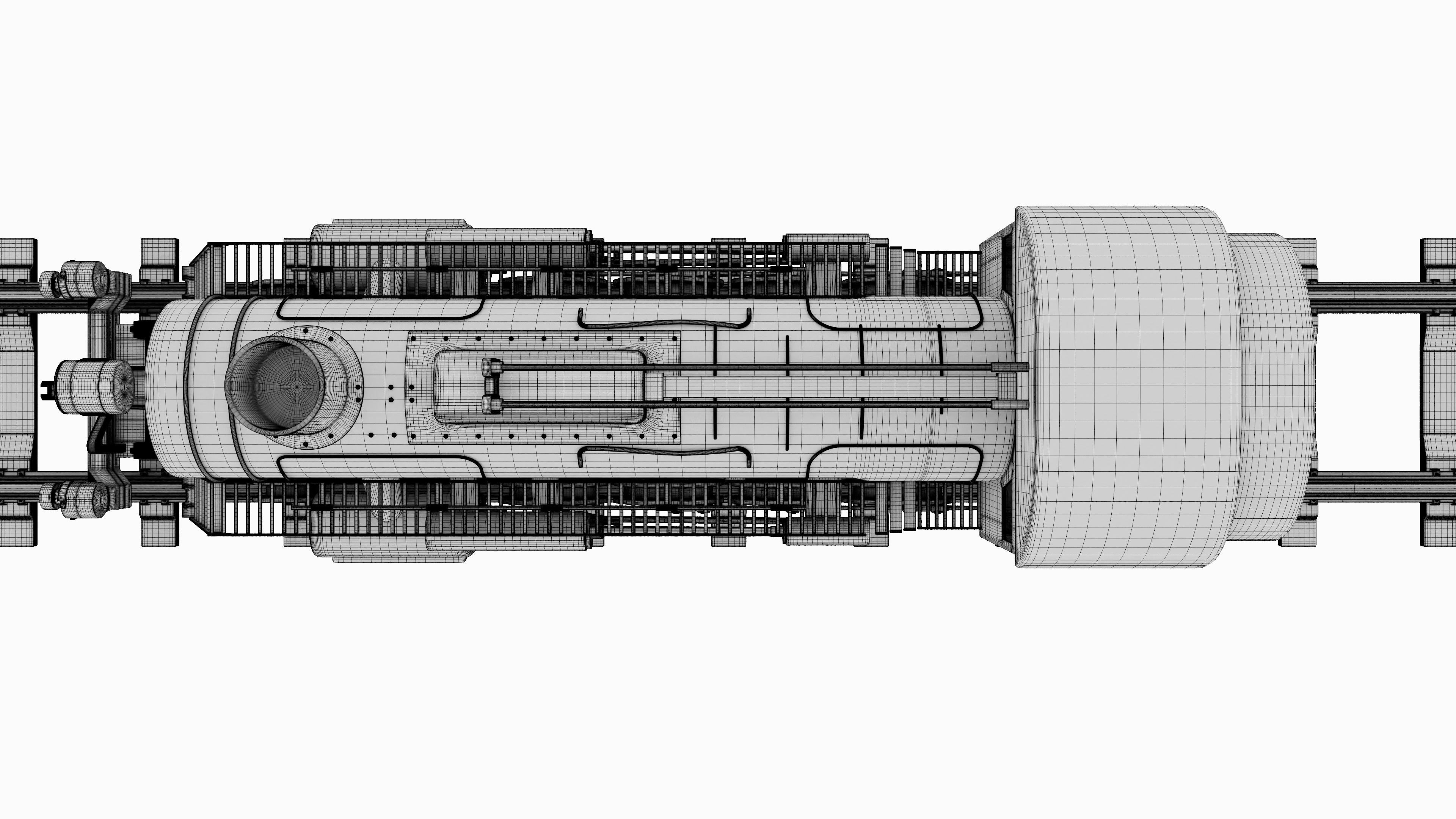 Old Train 3D model_20