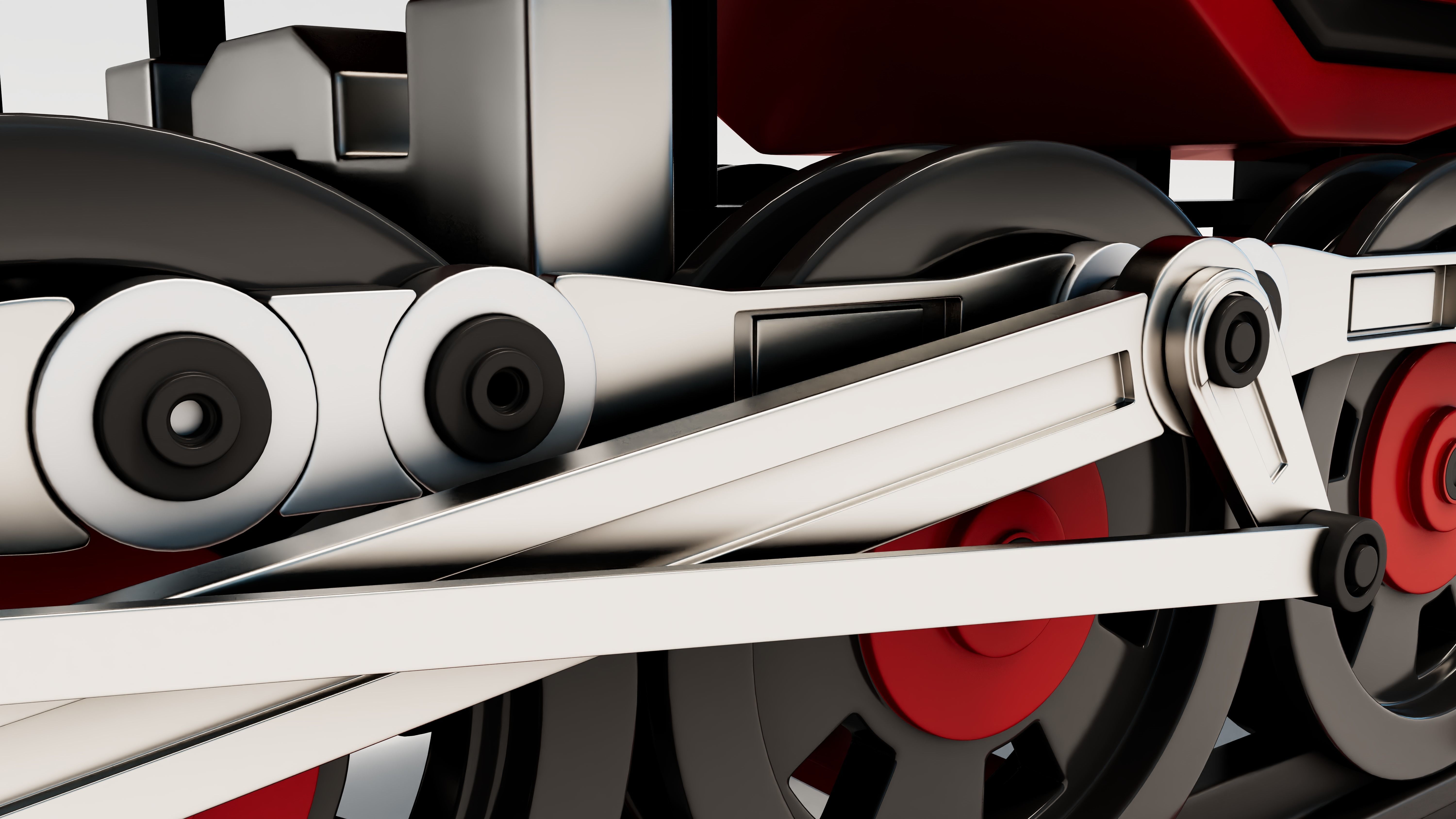 Old Train 3D model_6