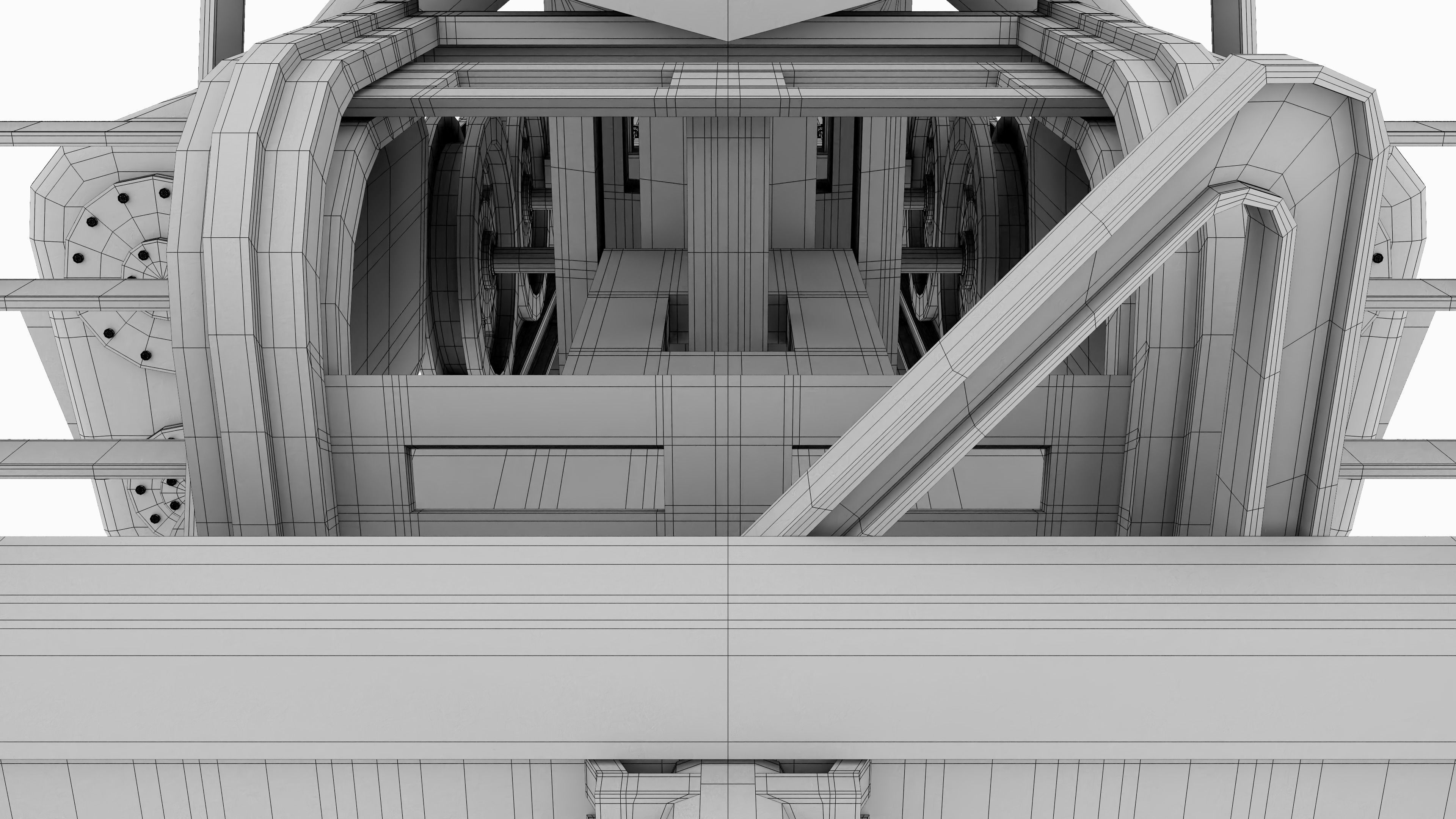 Old Train 3D model_23