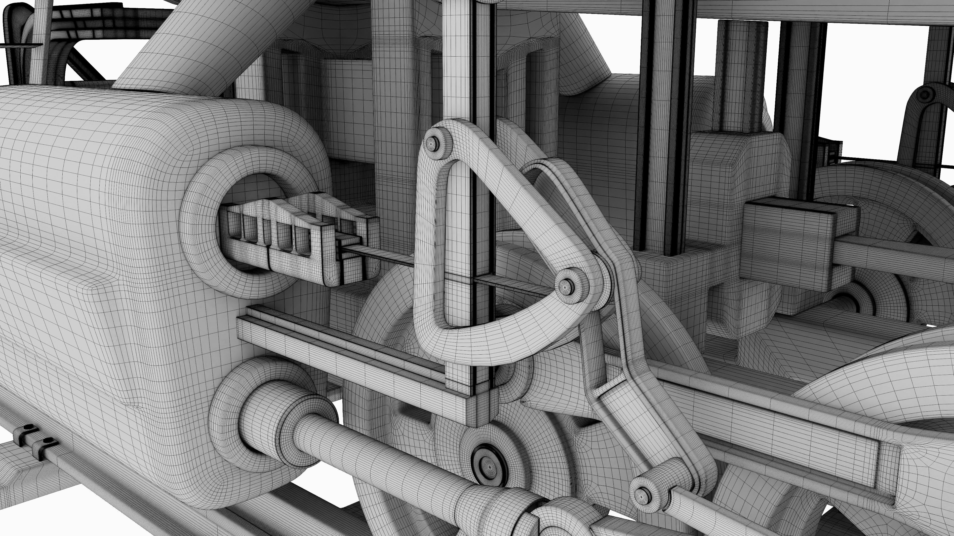 Old Train 3D model_15