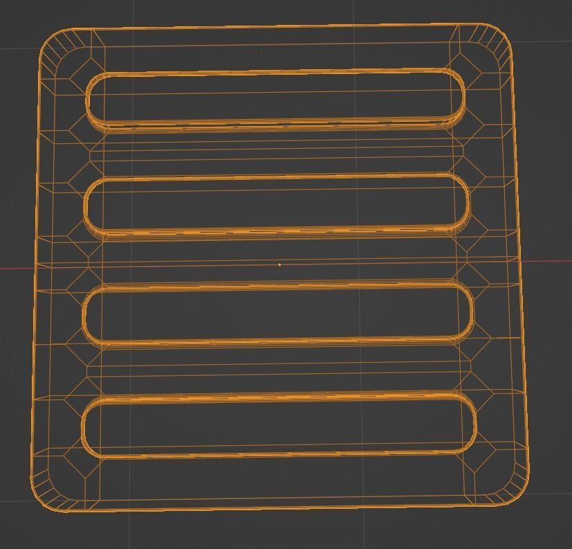 Tactile Pavement Low-poly 3D model_5