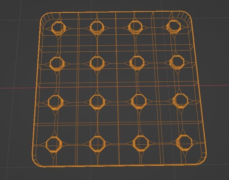 Tactile Pavement Low-poly 3D model_4