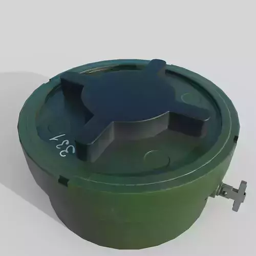 Mine PMN-2 Low-poly 3D model