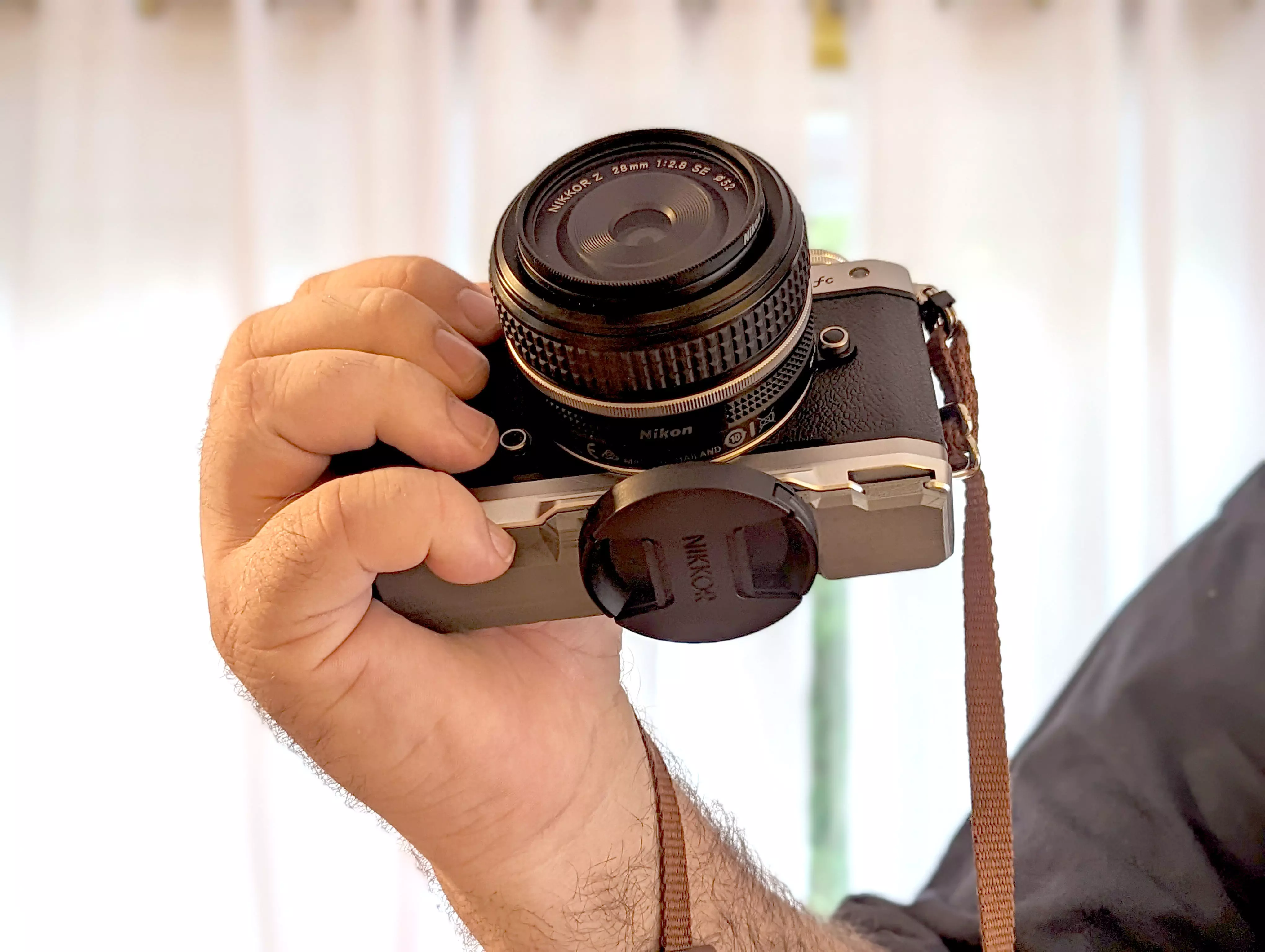 Nikon Z fc Cap Keeper and SD Holder 3D print model