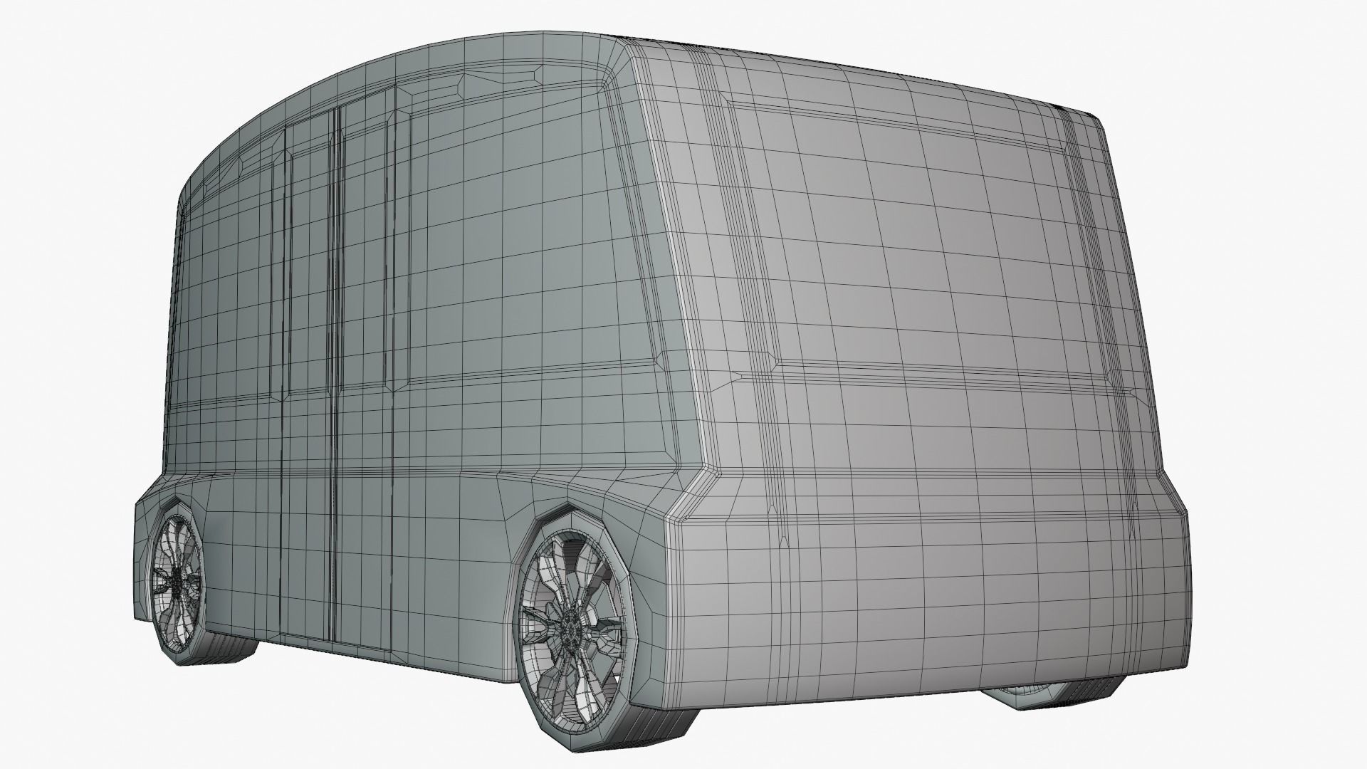 Shuttle minibus concept 3D model_2