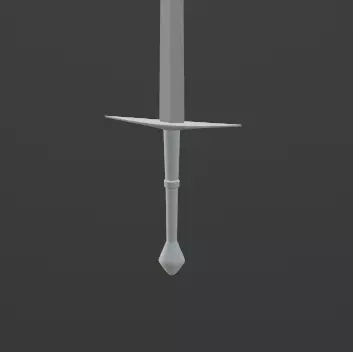 German Longsword Free 3D model