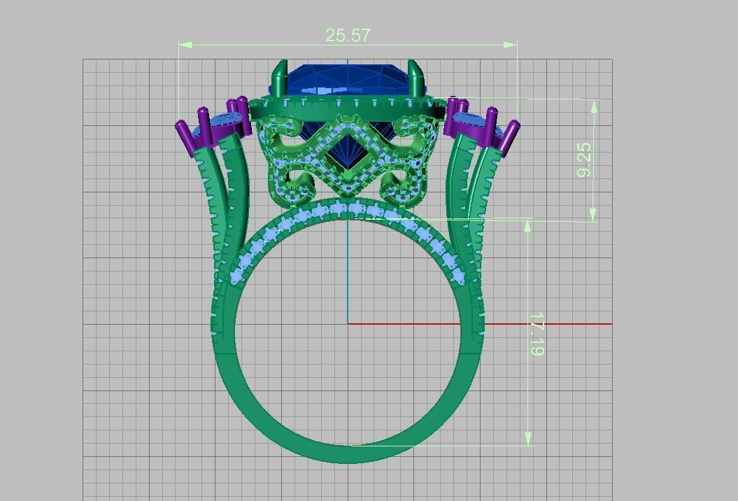 jewellry ring 3D print model_10