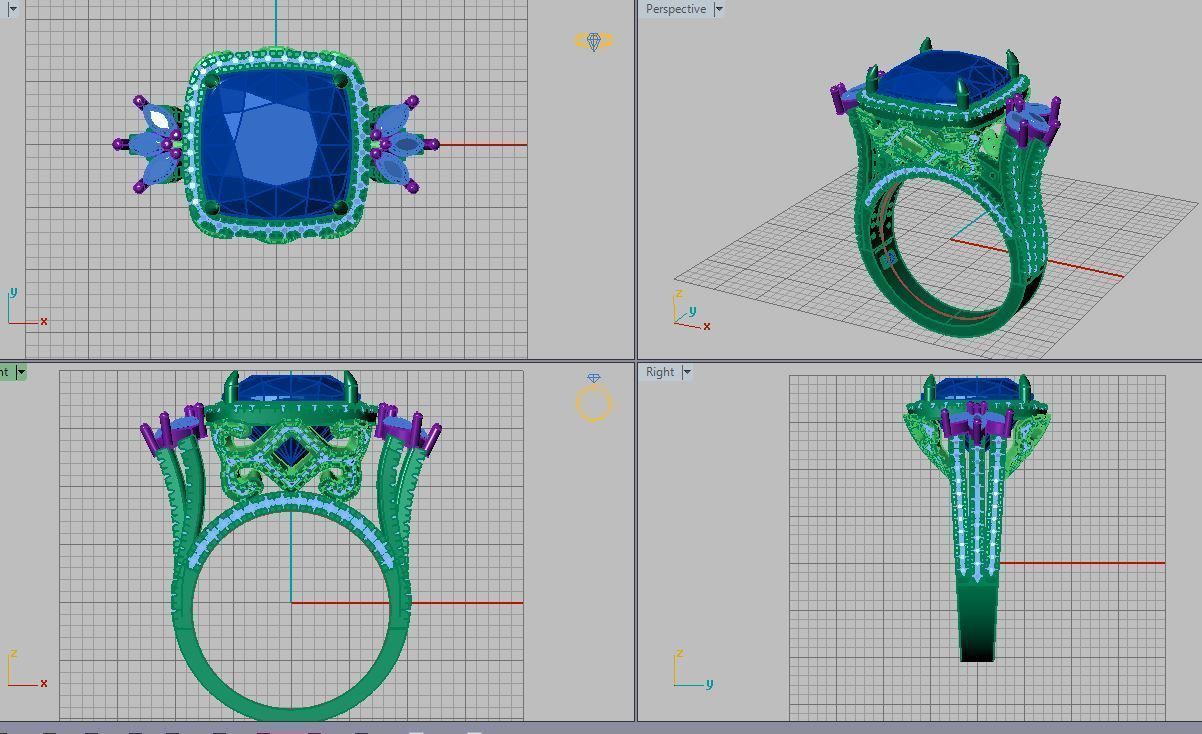 jewellry ring 3D print model_13