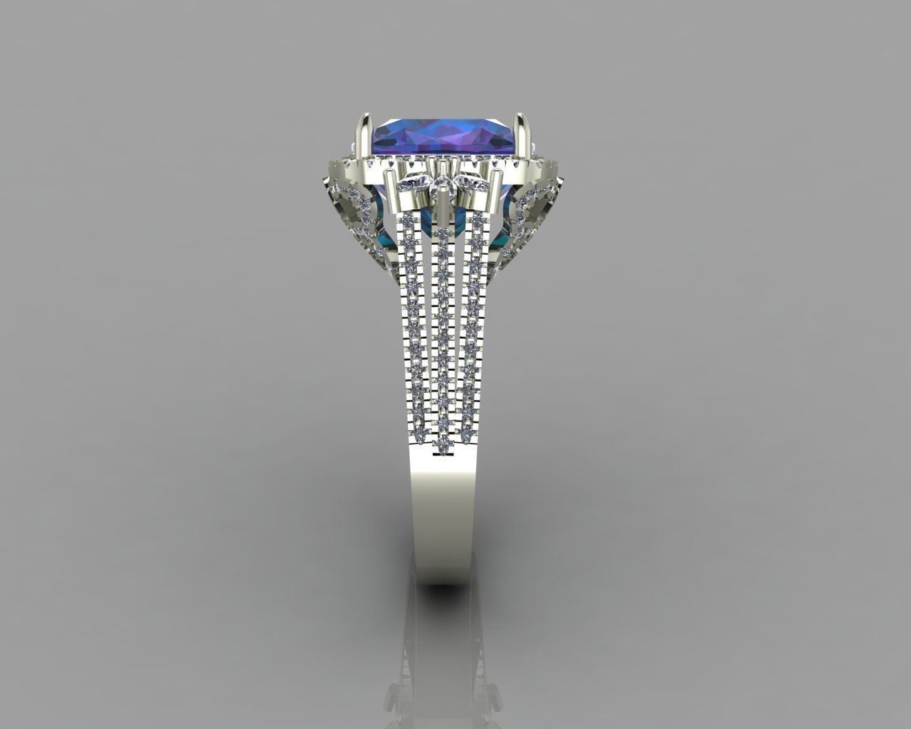 jewellry ring 3D print model_4