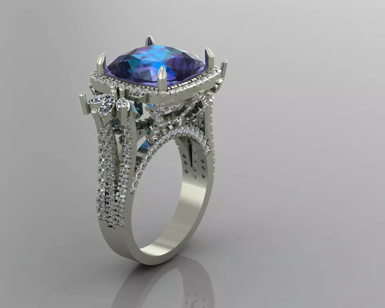 jewellry ring 3D print model_0