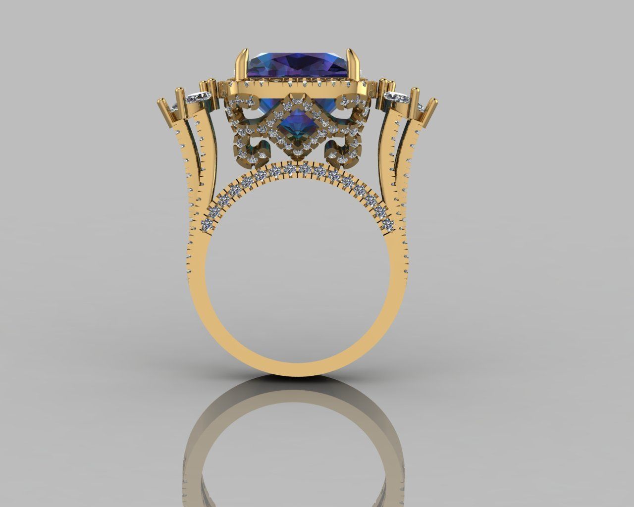 jewellry ring 3D print model_7