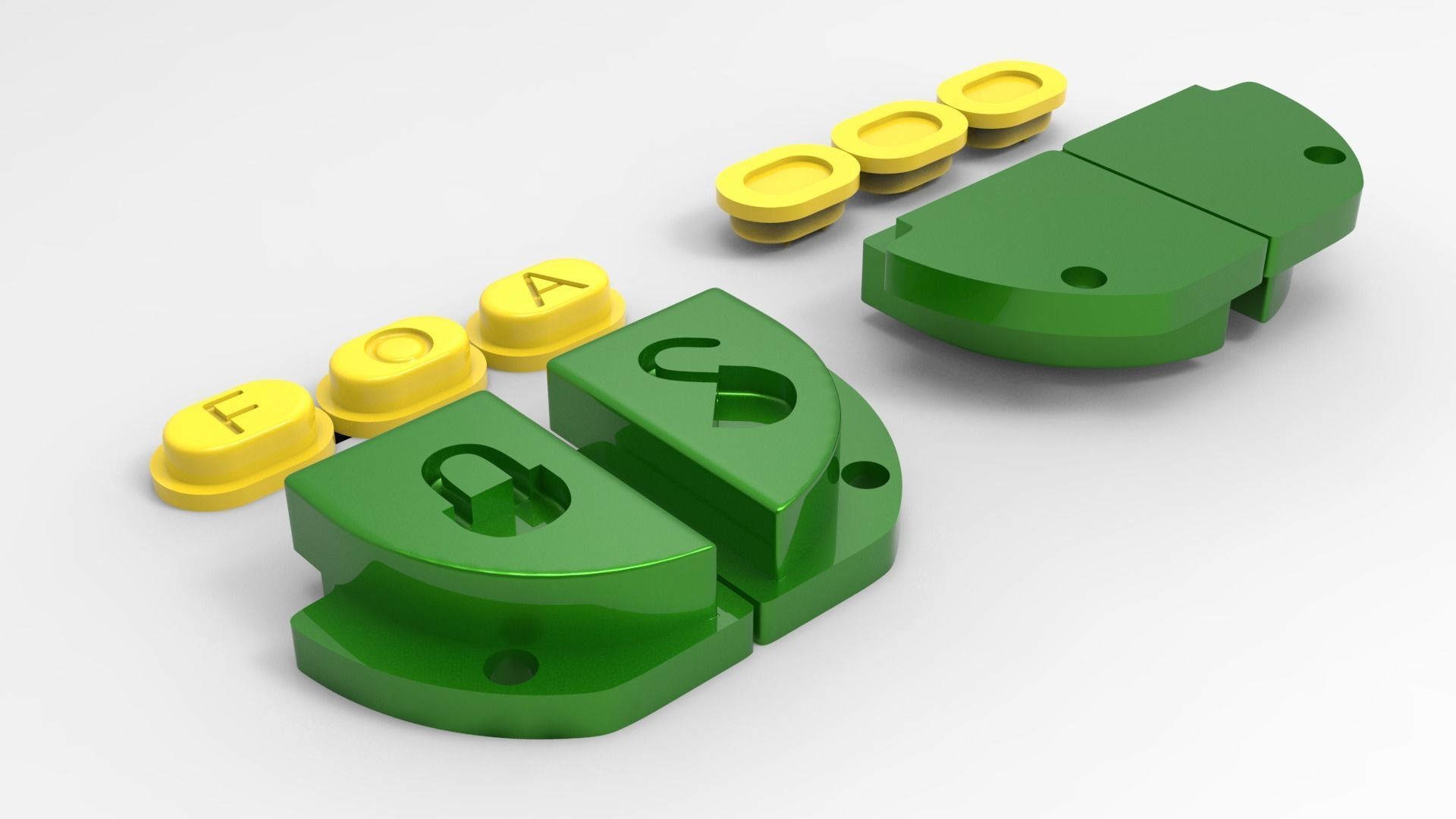 Remote Case Viper 7752V With Buttons  3D Print  3D print model_18