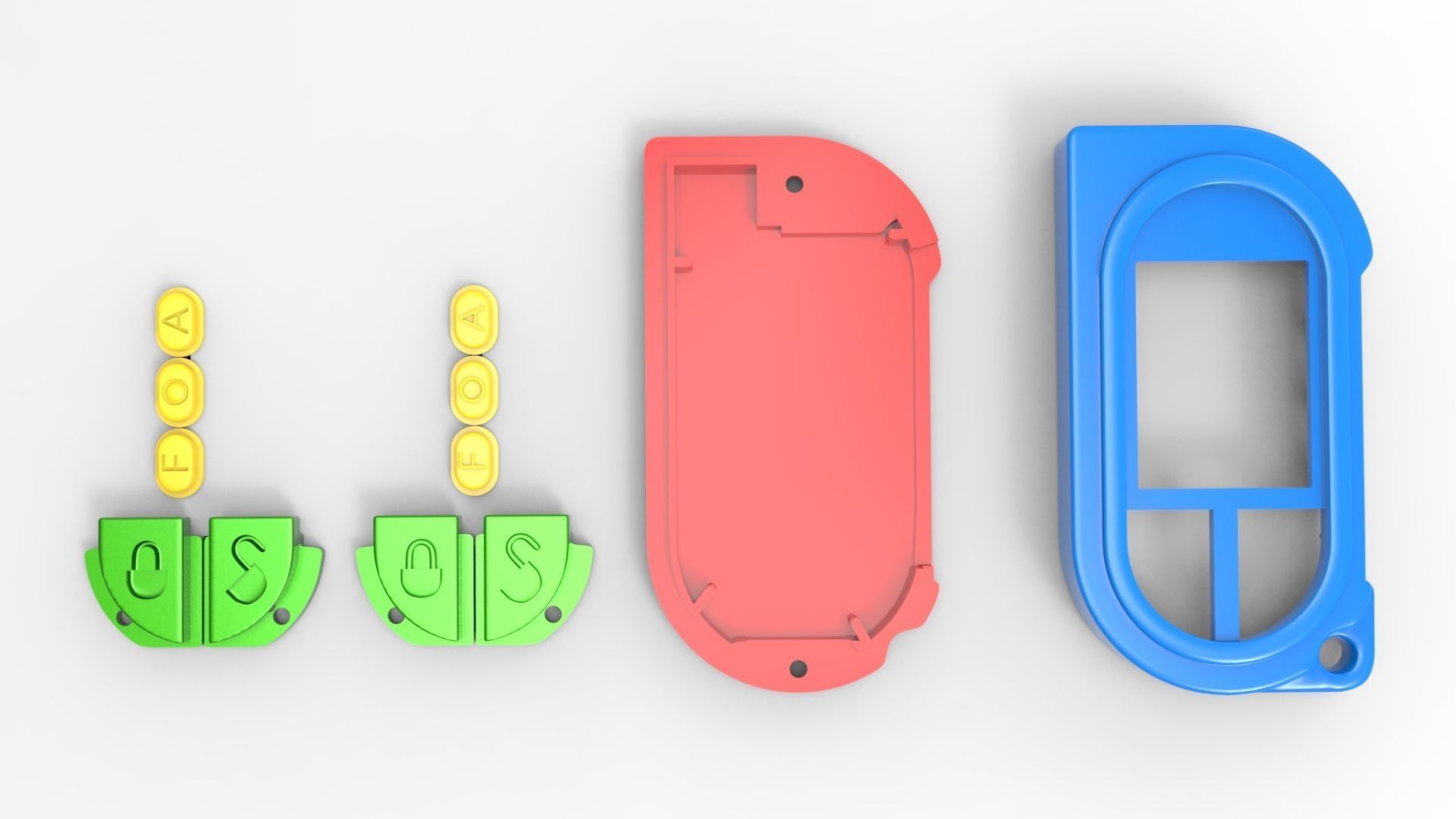 Remote Case Viper 7752V With Buttons  3D Print  3D print model_5