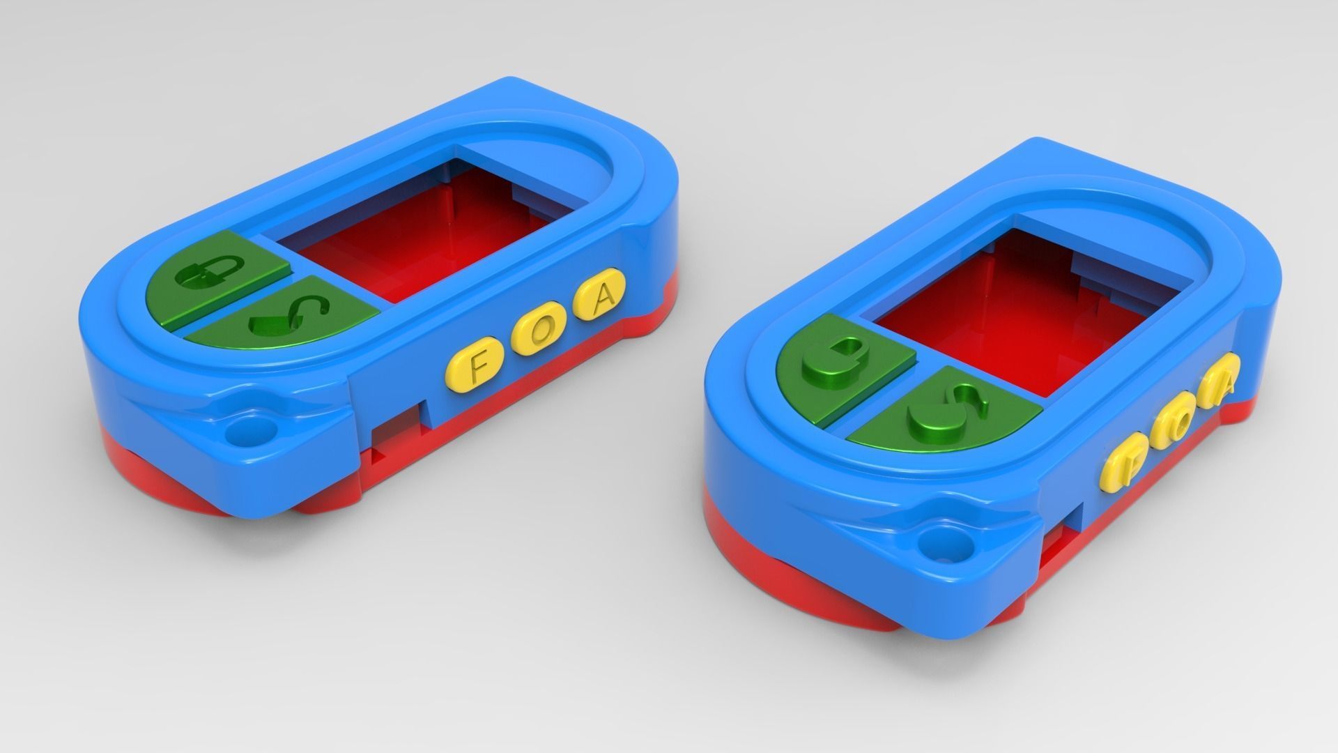 Remote Case Viper 7752V With Buttons  3D Print  3D print model_2