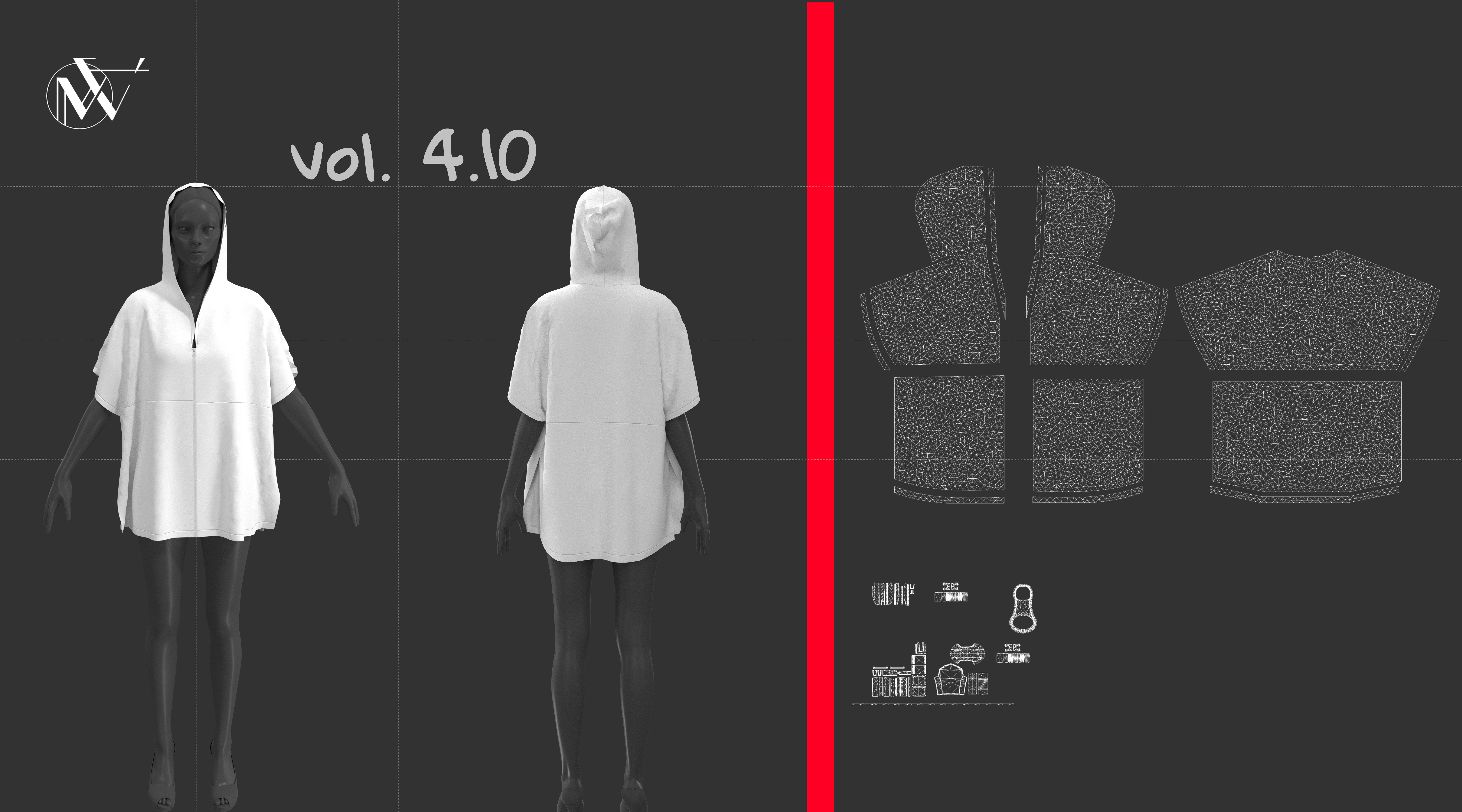 Female Outfit 3D model 3D model_10