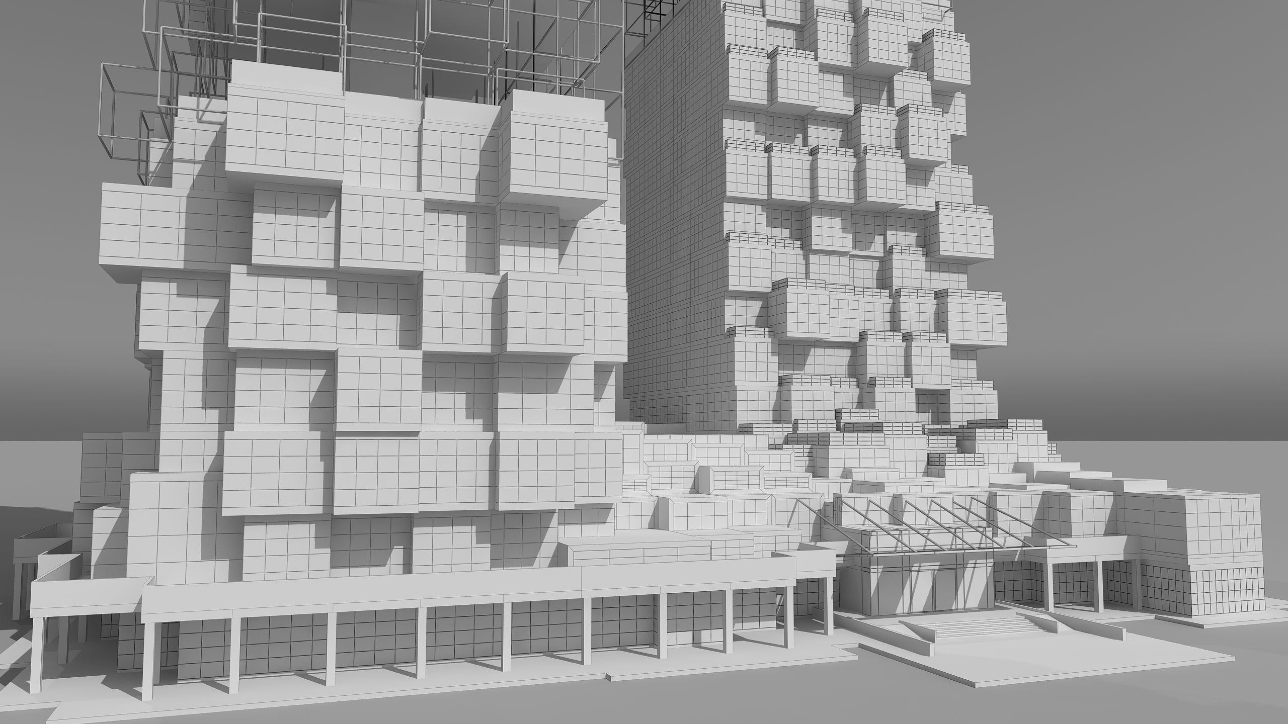 0182 - Skyscraper Architecture 3D Project - 2D Drawings 3D model_29