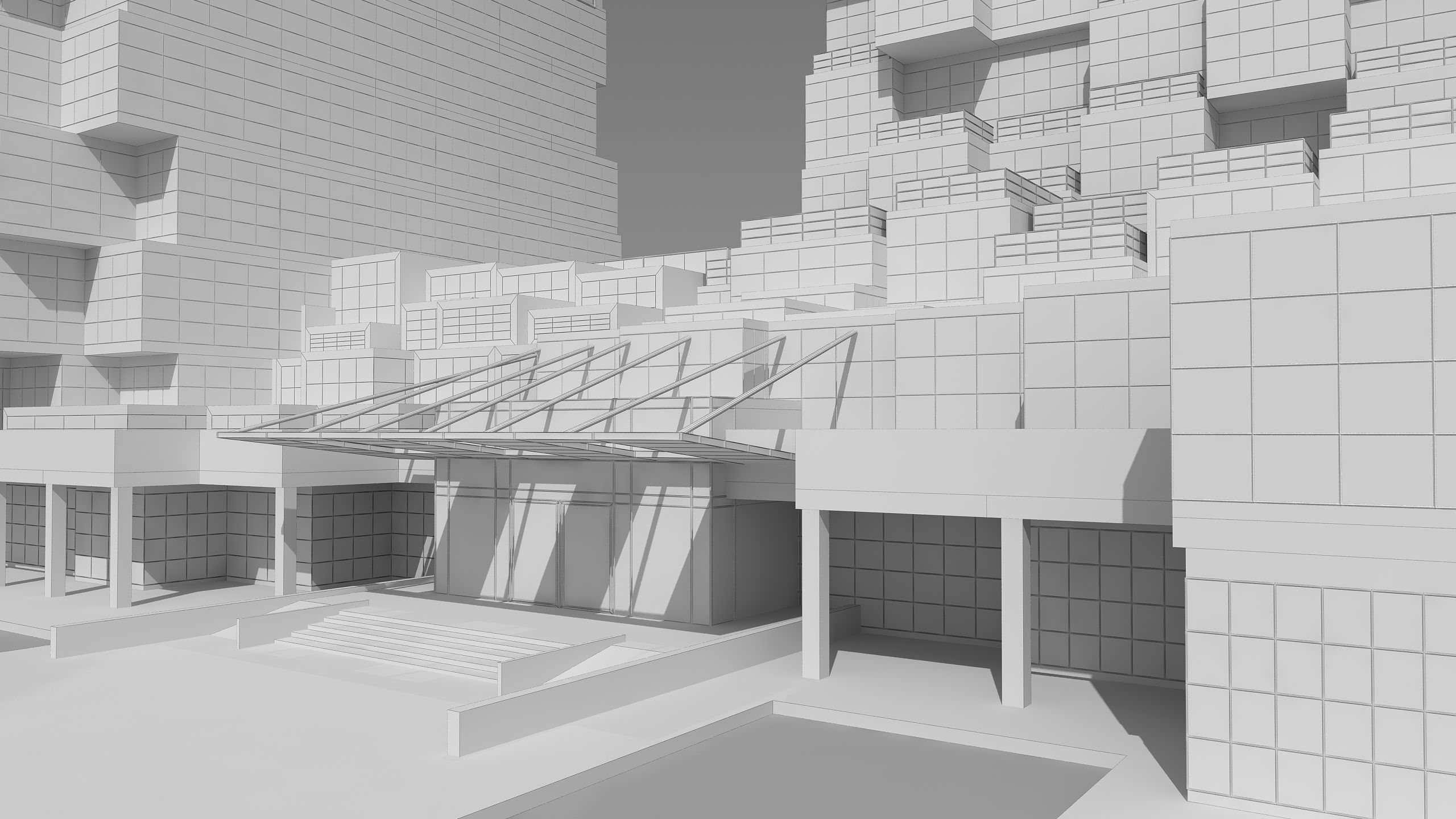 0182 - Skyscraper Architecture 3D Project - 2D Drawings 3D model_26