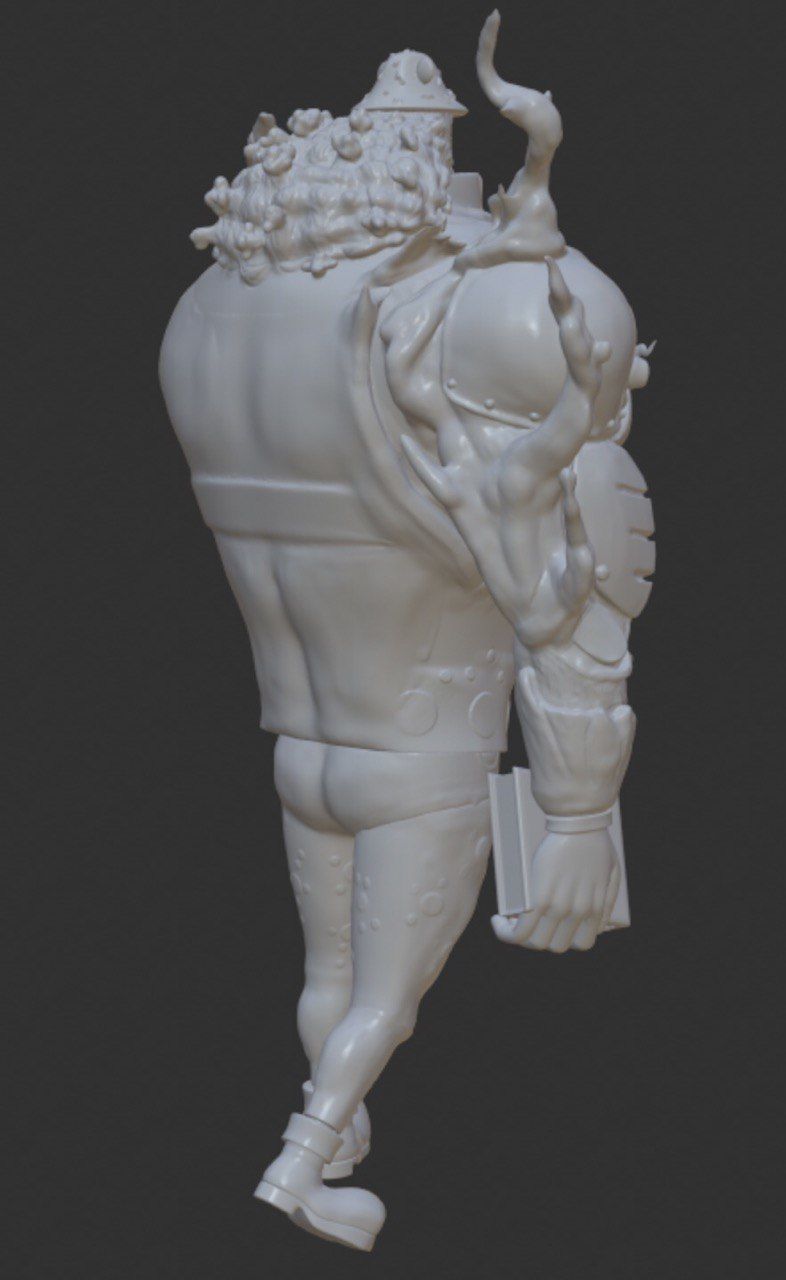 Kuma PX 01 Bartholomew Kuma Low-poly 3D model_4