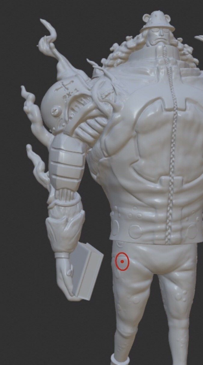 Kuma PX 01 Bartholomew Kuma Low-poly 3D model_5