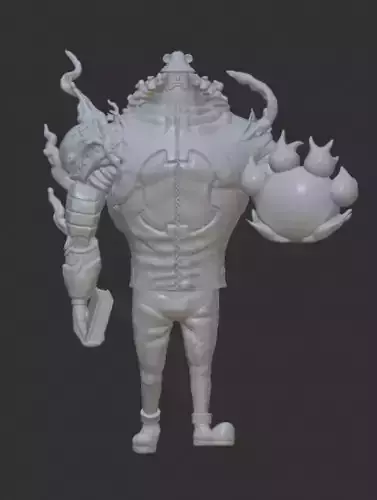 Kuma PX 01 Bartholomew Kuma Low-poly 3D model