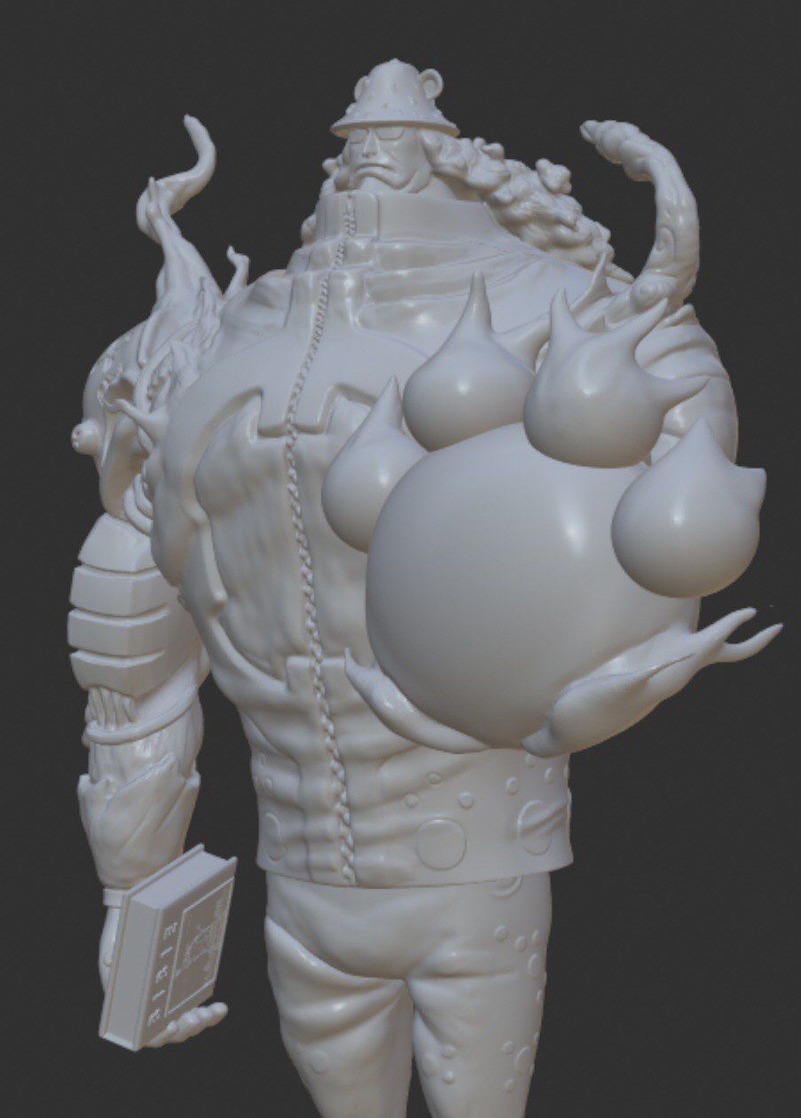 Kuma PX 01 Bartholomew Kuma Low-poly 3D model_6