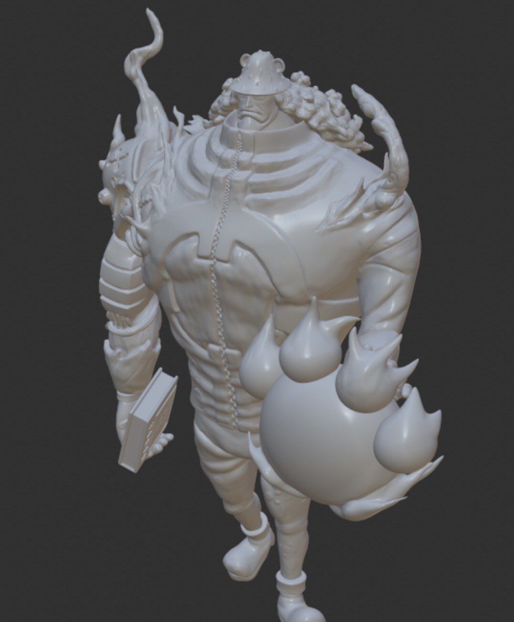 Kuma PX 01 Bartholomew Kuma Low-poly 3D model_7