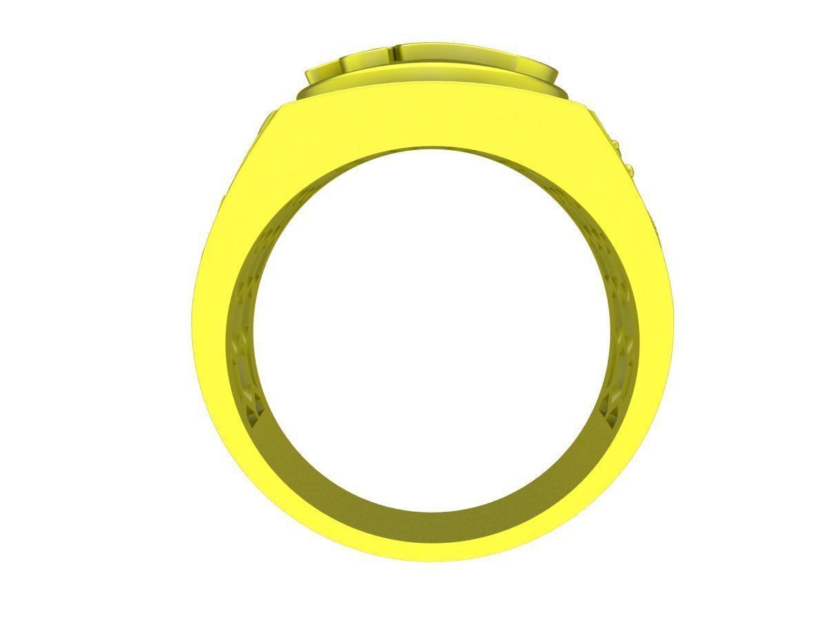 24k chinese dragon texture men ring 4983 3D print model_3