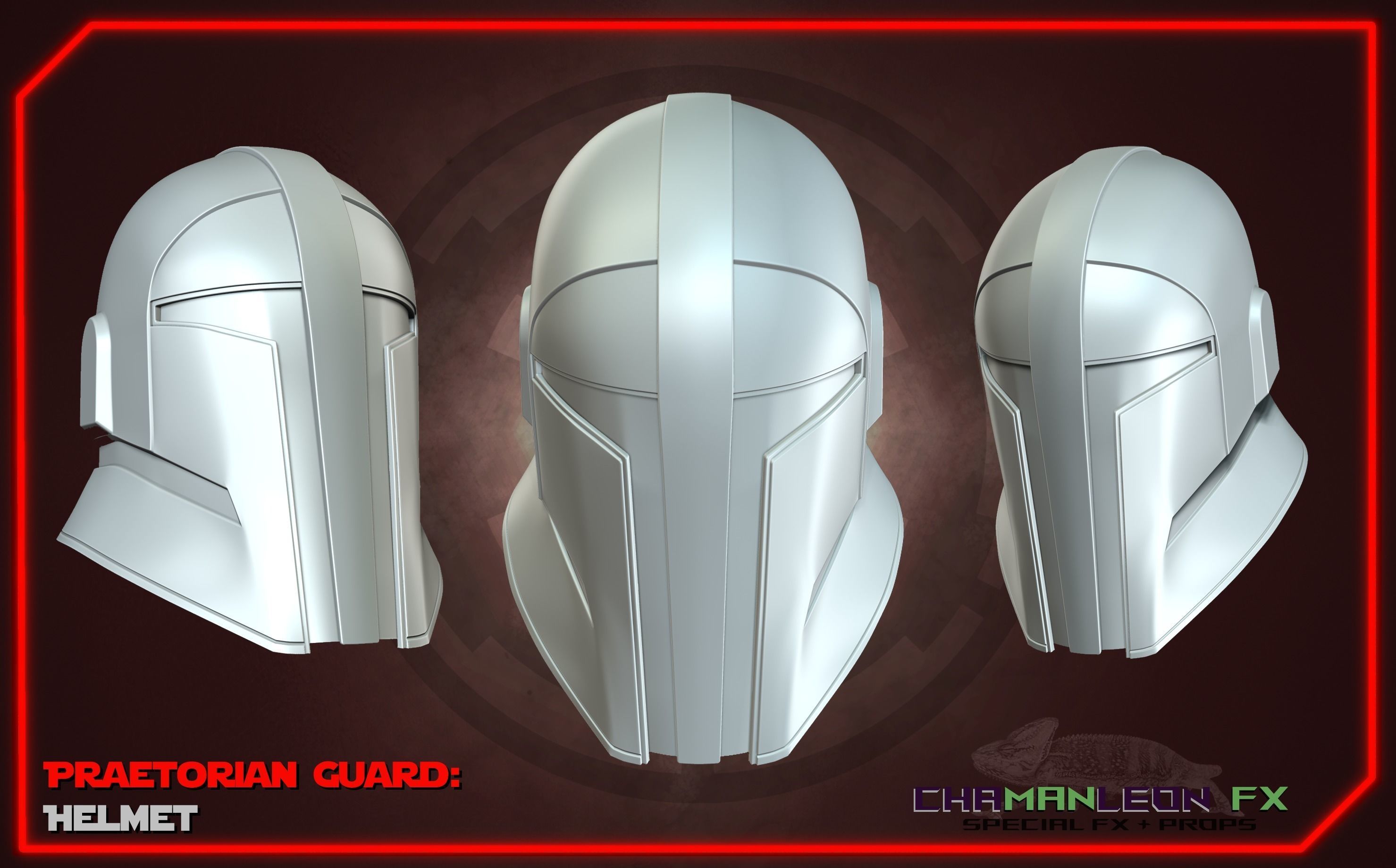 Praetorian Guard Helmet Mandalorian S3 3D Print Cosplay Armor 3D print model_1