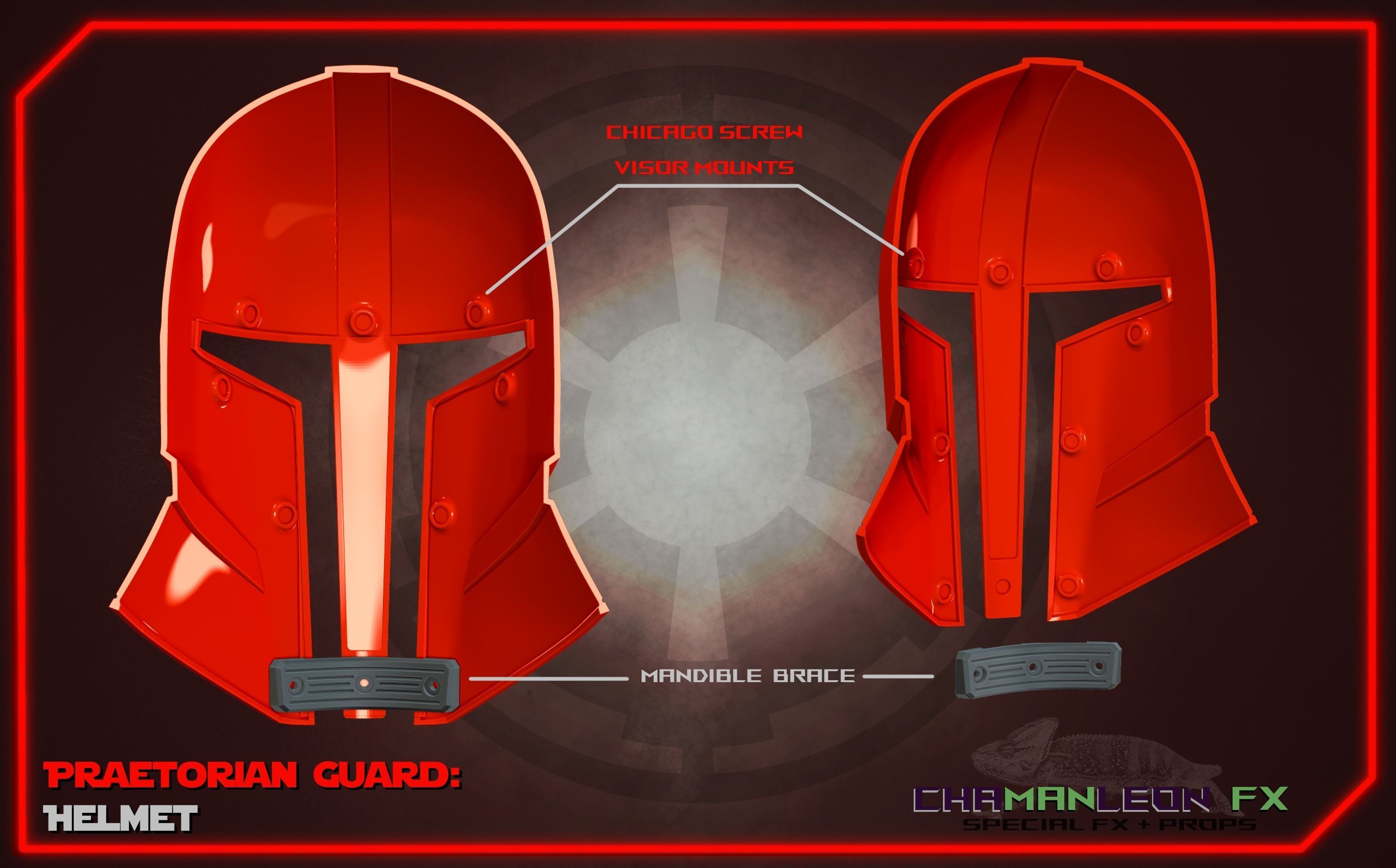 Praetorian Guard Helmet Mandalorian S3 3D Print Cosplay Armor 3D print model_4