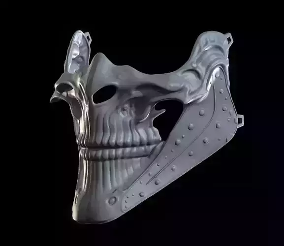 Samurai mask V 3D print model