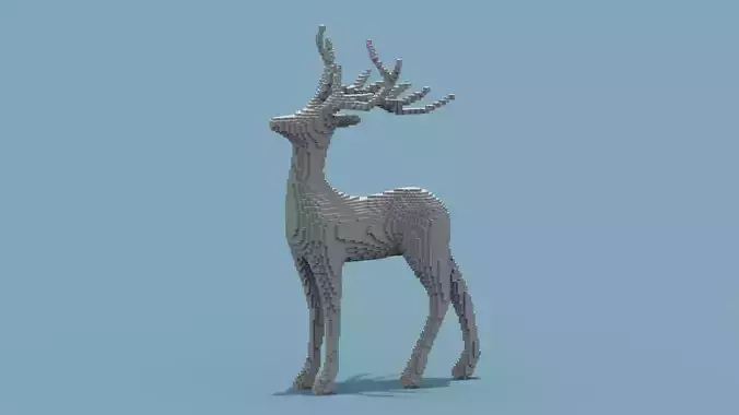 Voxel Deer