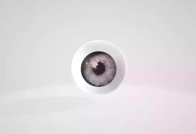 Purple Galaxy Eyeball