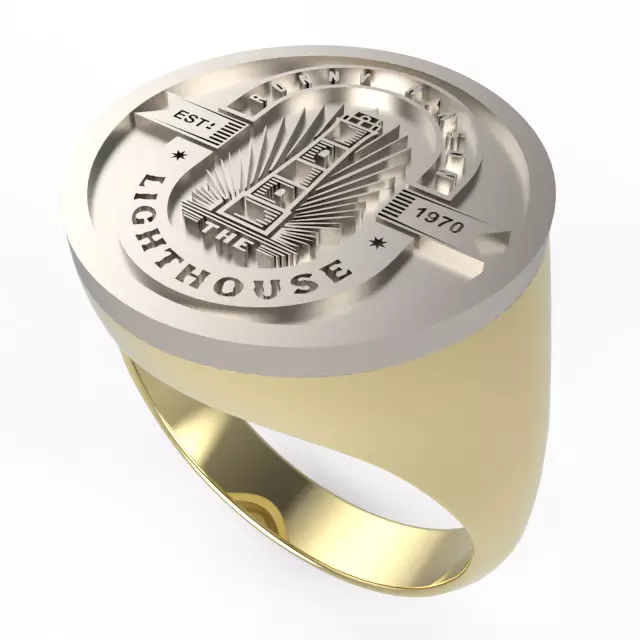 logo rings 3D print model