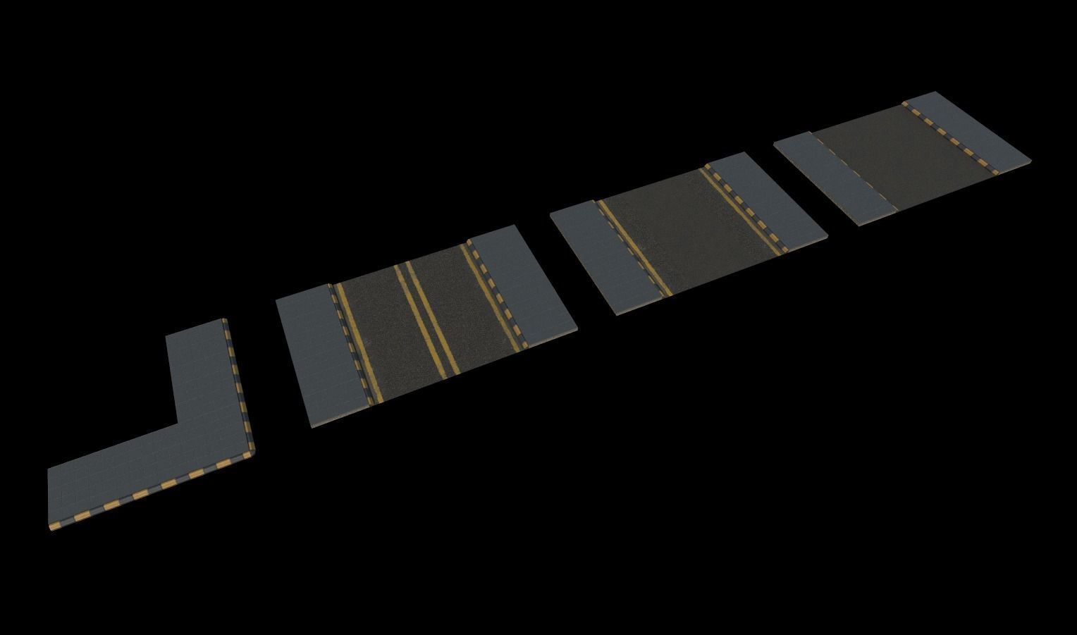 Street Props Pack 1 Low-poly 3D model_7