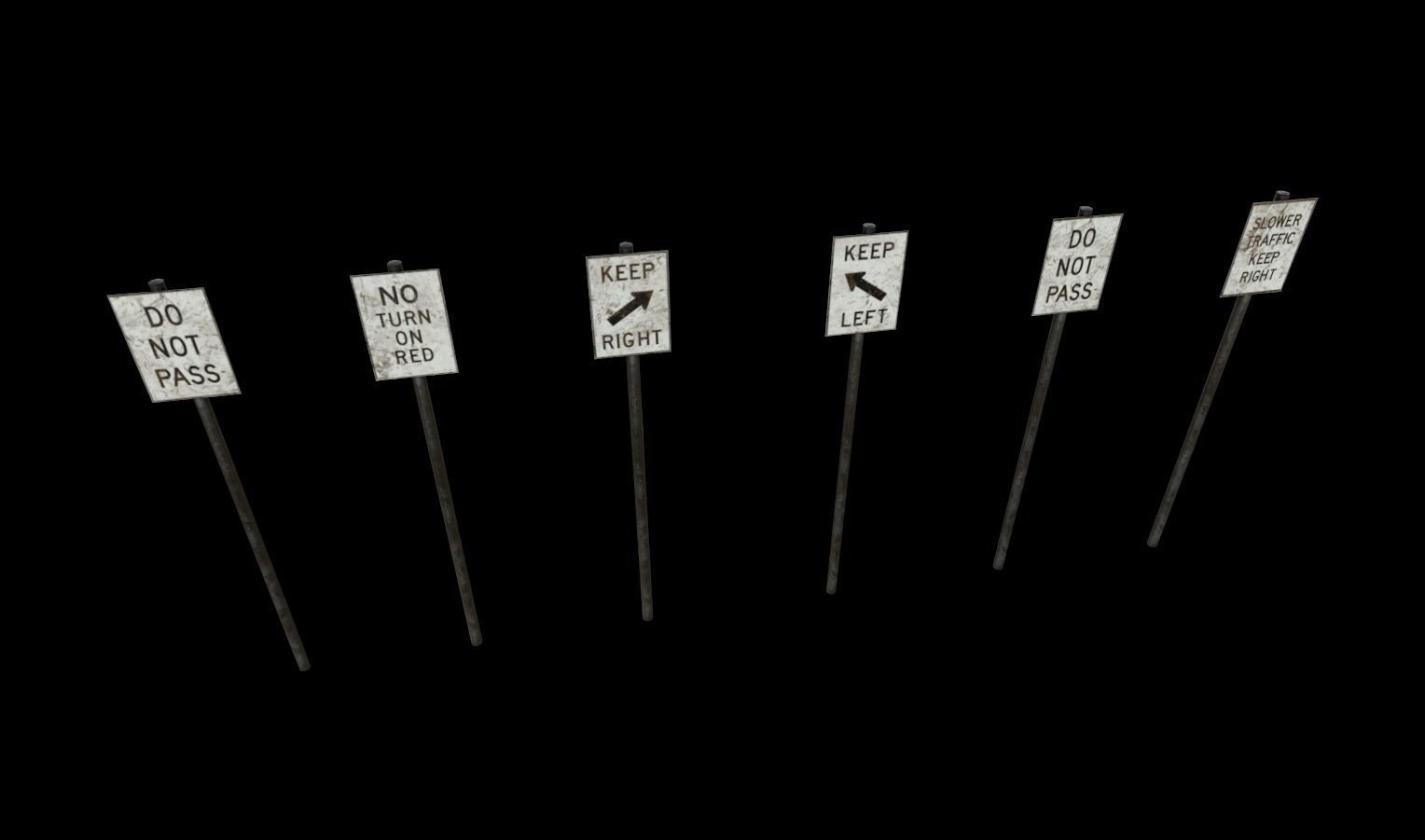 Street Props Pack 1 Low-poly 3D model_30